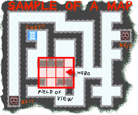 a 2D map sample